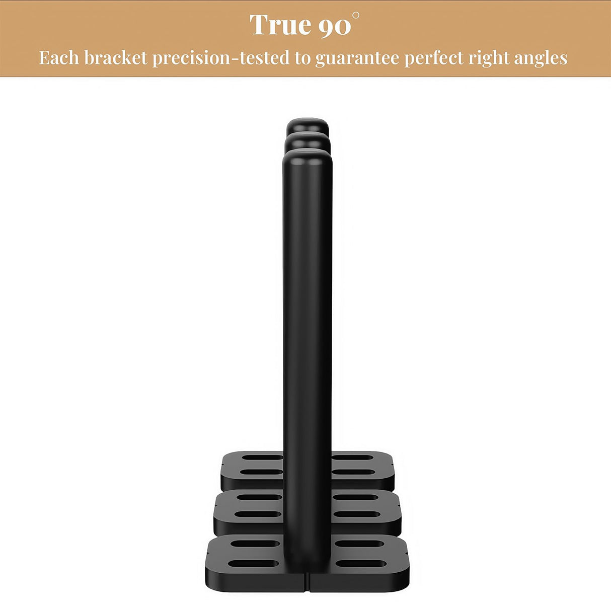 8pcs Wall Shelf Brackets Heavy Duty Floating Shelf Bracket Hidden,Invisible Black Shelving Brackets Decorative Floating Shelf Hardware Heavy Duty,Metal Shelf Support Bracket(8"-8pcs)