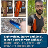 NACETURE Ultralight Backpacking Trowel Aluminum Shovel Small Potty Multitool with Longer Handle Design Essential for Hiking, Camping and Survival Bags(Black 1 Pack)