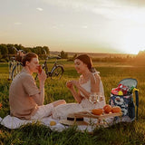 Camping Cooler Backpack 30 Cans, Soft Backpack Coolers Insulated Leak Proof Travel Cooler Bag Waterproof Lunch Picnic Beach Work Trip Thermal Bag Drink Beverage Beer Bag Cooler