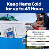 Cooler Shock Reusable Ice Packs for Cooler - Long Lasting Cold Freezer Packs for Coolers and Lunch Boxes - Cooler Ice Packs for Camping Gear, Fishing, Road Trips, Beach Must Haves