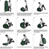 Pop Up Pod - Privacy Shower Tent, Dressing Room, or Portable Toilet Stall with Carry Bag for Camping, Beach, or Tailgate by Wakeman Outdoors