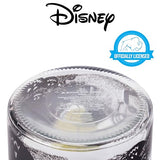 Silver Buffalo Disney Tim Burton Nightmare Before Christmas Moon Hill Graveyard Scene Jack Skellington and Sally Glass Cookie Snack Candy Jar with Lid (Small)