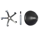 Antlu Saddle Stool Rolling Chair for Medical Massage Salon Kitchen Spa Drafting,Adjustable Hydraulic Stool with Wheels (Without Backrest, Black)