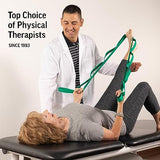 OPTP The Original Stretch Out Strap with Exercise Book, USA Made Top Choice Stretch Out Straps for Physical Therapy, Yoga Stretching Strap and Knee Therapy Strap