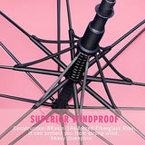 ZOMAKE Automatic Open Extra Large Golf Umbrella 51/54/62/68 Inch, Double Canopy Vented Windproof Oversize Stick Umbrellas for Rain