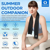 Sukeen [4 Pack Cooling Towel (40"x12"),Ice Towel,Soft Breathable Chilly Towel,Microfiber Towel for Yoga,Sport,Running,Gym,Workout,Camping,Fitness,Workout & More Activities