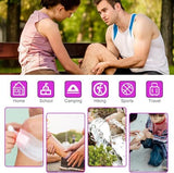 Small-Campact First-Aid Kit-Refill Supplies-Basic Emergency-Essentials - 300PCS Home Essentials Emergency Accident Kits for Businesses Workplace Outside Travel Purple 1st Aid
