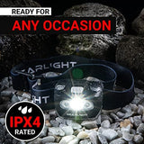 GearLight USB Rechargeable Headlamp Flashlight - S500 Running, Camping, and Outdoor LED Headlight Camping Headlamps - Head Lamp Light for Adults, Kids, Emergency Gear [2 Pack]