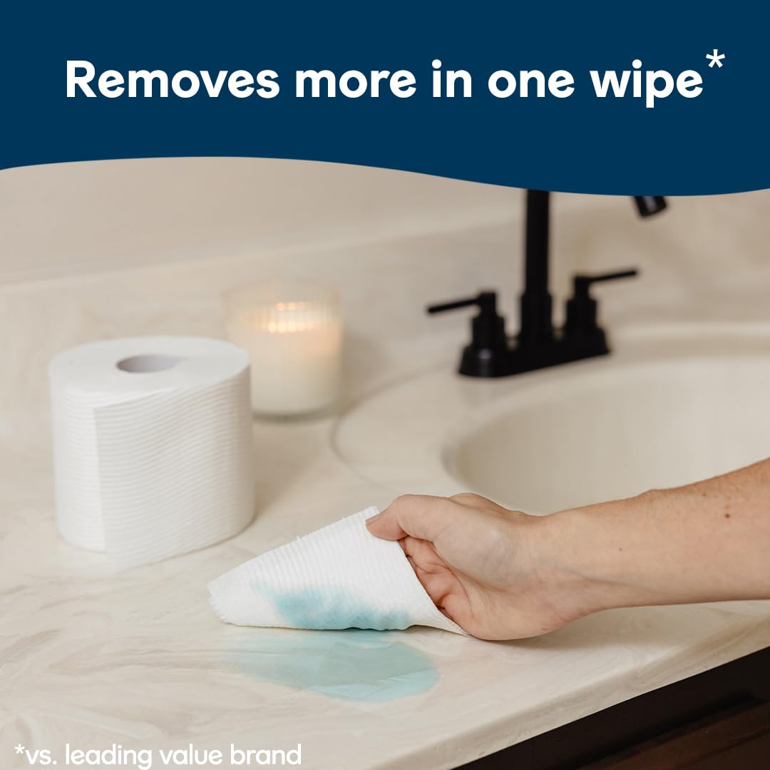 Cottonelle Ultra Clean Toilet Paper with Active CleaningRipples Texture, Strong Bath Tissue, 24 Family Mega Rolls = 132 Regular Rolls (4 Packs of 6)