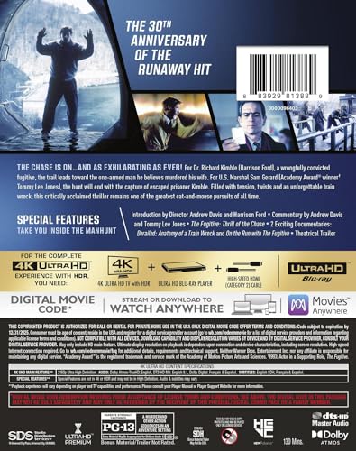 The Fugitive (4KUHD+DIG) [4K UHD]