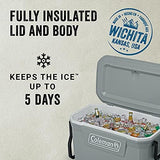 Coleman Classic Series Insulated Portable Wheeled Cooler, Leak-Resistant Outdoor Hard Cooler Keeps Ice up to 5 Days, 62-Quart