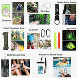 235Pcs Emergency Survival Kit and First Aid Kit Professional Survival Gear Tool with IFAK Molle System Compatible Bag, Gift for Men Camping Outdoor Adventure Boat Hunting Hiking & Earthquake