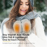 AI Hand Warmers Rechargeable 2 Pack, 6000mAh Electric Hand Warmers, AI Smart Chips 20Hrs Long Safe Heat, Portable Pocket Heater, Gifts for Christmas, Outdoor, Golf, Hunting, Camping Accessories