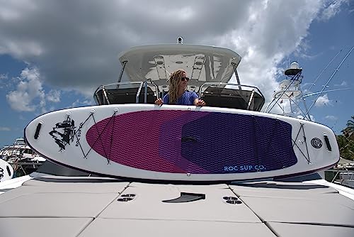 Roc Inflatable Stand Up Paddle Boards 10 ft 6 in with Premium SUP Paddle Board Accessories, Wide Stable Design, Non-Slip Comfort Deck for Youth & Adults