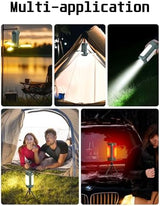 Foldable Camping Light Rechargeable Lantern, 10000mAh Power Bank, Portable Flashlight, IP54 Waterproof, 1/4" Screw Adapter, 750LM, 5 Modes, LED Tent Light for Camping, Hiking, Fishing