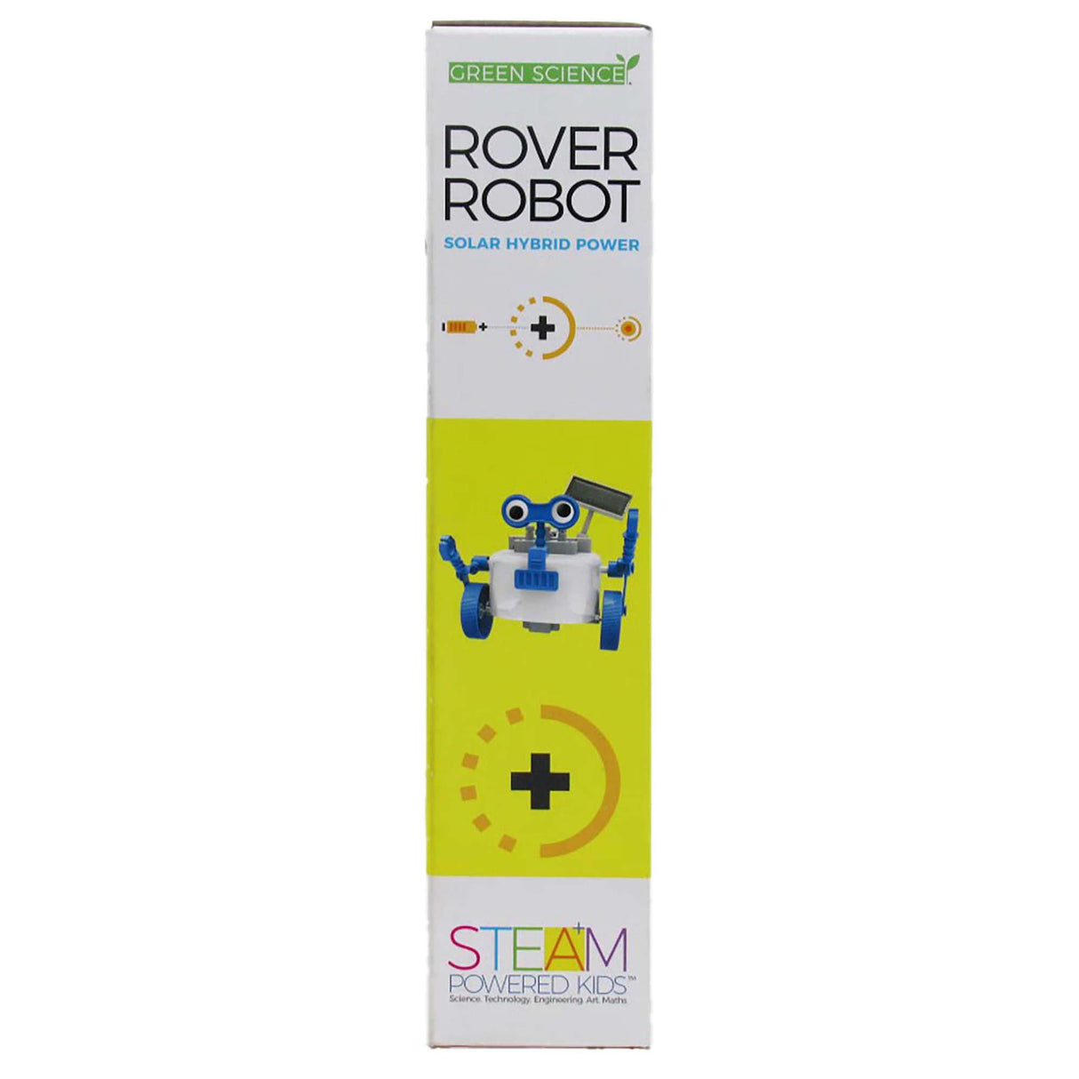 4M: Green Science: Rover Robot - DIY Robotics Assembly Kit, Solar & Battery Hybrid Power Rolling, STEM Building, Physics Toy Activity Set, Kids Age 5+