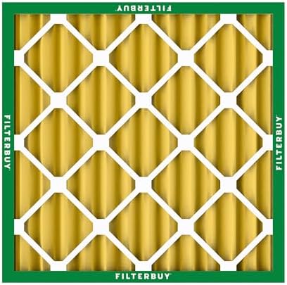 Filterbuy 20x20x2 Air Filter MERV 11 Allergen Defense (2-Pack), Pleated HVAC AC Furnace Air Filters Replacement (Actual Size: 19.50 x 19.50 x 1.75 Inches)