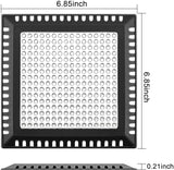 Shower Drain Hair Catcher/Drain Strainer/Shower Drain Cover for Bathroom Floor Drain, Stainless Steel and Silicone (6 inch, Black)