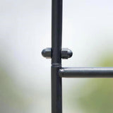 1. GO Steel Garden Arch, 7'8" High x 4'5" Wide, Garden Arbor for Various Climbing Plant, Outdoor Garden Lawn Backyard