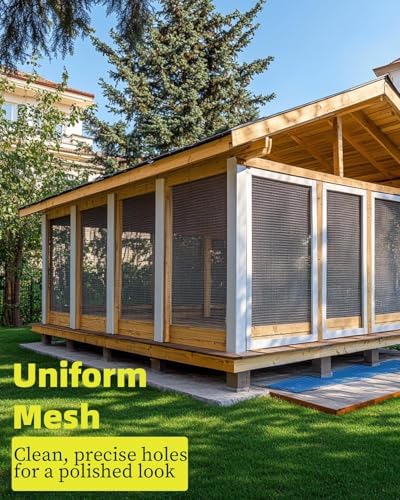 SEBOSS Hardware Cloth 1/2 inch 48 x 100 Ft 19-Gauge, Hot-dip Galvanized After Welding, Chicken Wire Fencing Wire Mesh Roll Rat Wire Gopher Mesh