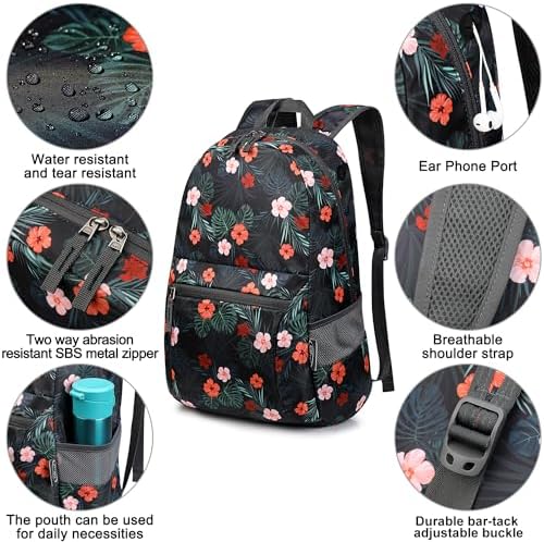 G4Free 20L Lightweight Packable Backpack Travel Hiking Daypack Foldable Backpack for Men Women