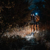 NEBO MYCRO 400 Rechargeable Headlamp | 400 Lumens, 6 Light Modes, Water Resistant, Detachable Hat Clip, Super Bright Head Lamp for Camping & Hiking, Includes Micro USB Charging Cable
