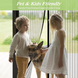 Magnetic Screen Door Closure Fit Door Size 34 x 82 Inch, BSHANO Mesh Door Curtain Screen Size 36" x 83" - 36 Stronger Magnets,Heavy Duty,Hands Free Mesh Partition Keeps Bugs Out- Pet and Kid Friendly