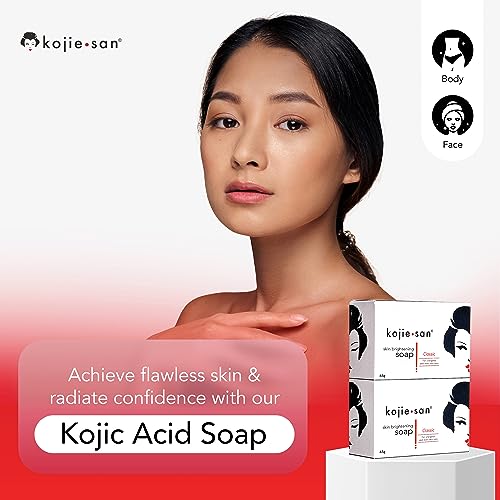 The Original Kojic Acid Soap that Reduces Dark Spots, Hyper-pigmentation, & other types of skin damage – 2 x 65g Bars