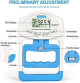 Handeful Grip Strength Tester Trainer - Dynamometer Handgrip Measurer Meter, Handheld Strengthener Exerciser for Sports, School, and Home Use (198Lbs / 90Kgs)