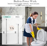 Filtered Shower Head with Handheld - High Pressure 6 Modes, 120 Anti-clog Nozzles, Detachable Showerhead with Hard Water Filters, Extra Long 6ft Hose, Power Wash Mode to Clean Bathroom, Pets