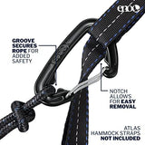 ENO SingleNest Hammock - Lightweight, 1 Person Portable Hammock - for Camping, Hiking, Backpacking, Travel, a Festival, or The Beach - Black/Charcoal