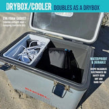 ENGEL 13qt Leak-Proof, Air Tight, Drybox Cooler and Small Hard Shell Lunchbox for Men and Women
