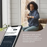 Fitbit Charge 5 Advanced Fitness & Health Tracker with Built-in GPS, Stress Management Tools, Sleep Tracking, 24/7 Heart Rate and More, Lunar White/Soft Gold, One Size (S &L Bands Included) (Renewed)