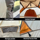 UNP Camping Tent 2/3/4/6 Person Dome Tent, Easy to Set Up for Camping, Lightweight Camping Tent, Portable Camping Tent for Outdoor and Backpacking Beaches