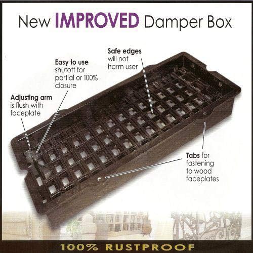 Decor Grates SPH414-RB Floor Register, 4x14, Rubbed Bronze Finish