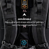 TETON 85L Explorer Internal Frame Backpack for Hiking, Camping, Backpacking, Rain Cover Included, Black