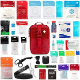 MY MEDIC MyFAK PRO Ifak First Aid Kit - 140 Life Saving Trauma and Medical Items - HSA FSA Eligible Survival Kit for Camping or Your Car - RED