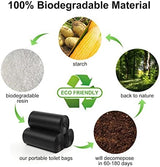 80 Portable Toilet Bags, Camping Toilet Bags, 5-8 Gallon Compostable Bags, Biodegradable Toilet Bags for 5-8 Gallon Bucket Toilet Seat, Biodegradable Waste Bags for Outdoor Boating Travel Camping