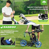 Golf Push Cart 3 Wheel : Golf Bag Cart Foldable with Phone Holder/Cup/Umbrella Holder Compact Golf Pull Carts Quick Fold Golf Caddy Push Carts with Large Wheelbase for Different Terrain