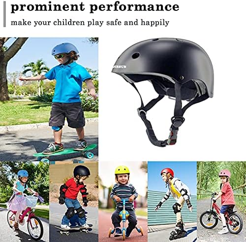 Kids Bike Helmet Ventilation & Adjustable Toddler Helmet for Ages 2-14 Kids Boys Girls Multi-Sport Helmet for Skateboard Roller Skateing Bicycle Scooter blance Bike
