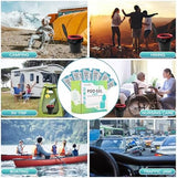 Portable Toilet Absorbent Gel, Portable Toilet Powder Poo Urine Powder for Camping Outdoor Hiking