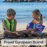 Limmys Premium Kids Swim Vest - Toddler Swim Jacket and Buoyancy Swimming Aid - Modern Design Swimming Vest for Boys, Girls and Babies - Drawstring Bag Included