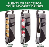 Golf Cooler Bag Plus 2 Ice Packs - Keeps Drinks Cold for Hours - Holds 6 Beer Cans or 2 Wine Bottles - Fits Discreetly in Golf Bags - Insulated Beer Sleeve and Cooler