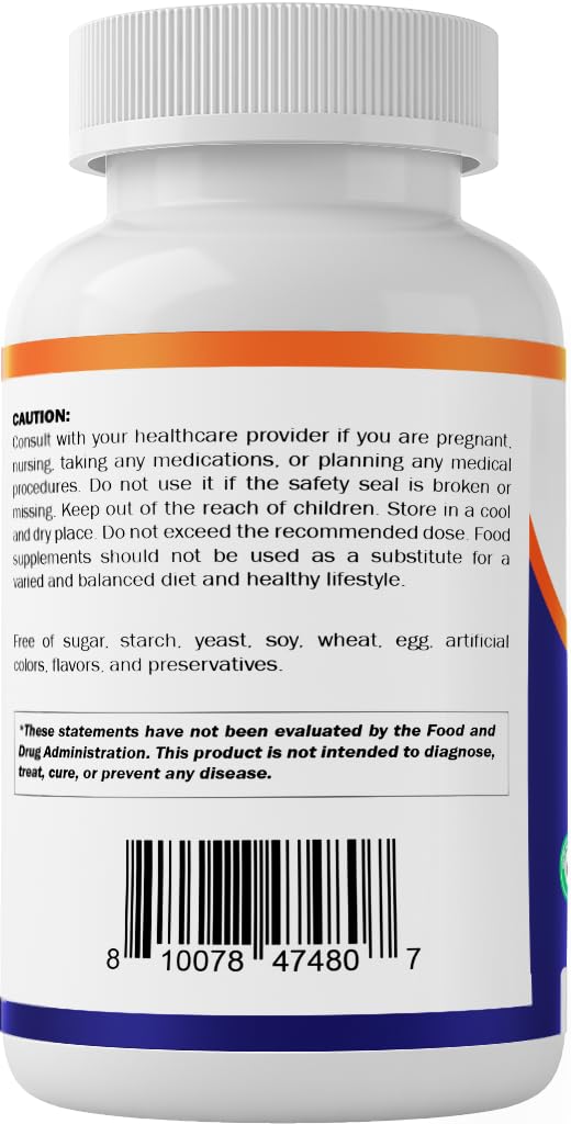 Vitamatic Glycine Supplement, 2000mg Per Serving, 300 Count, Non-GMO, Gluten Free