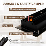 Floor Register 4x10 Inches - Heavy Duty Walkable Steel Floor Vents - Ease Adjust Air Flow Direction Floor Registers - Satin Nickel Floor Vent Covers - Boston Design Air Vents for Home