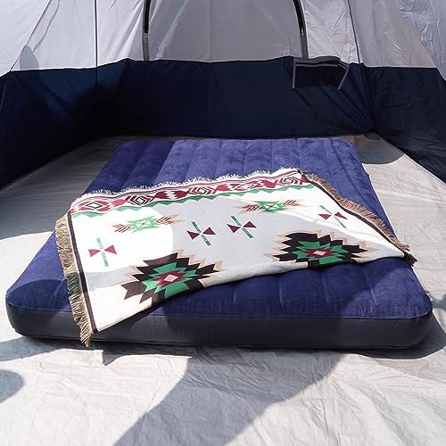 KAMPKEEPER Camping Cot,Camping Cots for Adults,Folding Camping Cot with Inflatable Air Mattress and Carry Bag,for Outdoor Travel Camp Beach Vacation (not Included The Airpump)