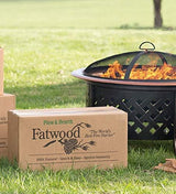 Plow & Hearth 40 LBS Fatwood Fire Starter Sticks, Organic Resin Rich Kindling Sticks for Wood Stoves Fireplaces Campfires Fire Pits, Non Toxic Natural Fire Sarters