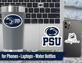 Penn State Stickers (14 Piece) Penn State University Gifts for Men Football Fans for Car Laptop Water Bottle + 2 Large PSU Nittany Lions Car Decals, 10 Water Bottle Size, 2 Keyboard Size
