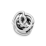PANDORA Family Always Encircled Heart Charm - Compatible Moments - Stunning Women's Jewelry - Gift for Her - Made with Sterling Silver - With Gift Box