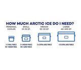 ARCTIC ICE Chillin' Brew Series, Long Lasting Reusable Ice Pack, Blue, Small, 0.75 lb
